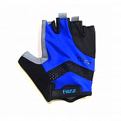 Велоперчатки короткие Fuzz Race Pro, Gel, black/blue