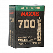 Велокамера 28" вело ниппель Maxxis 700x23-32C WelterWeight (0.8mm), LFVSEP80