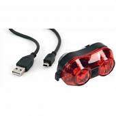 Свет задний Vinca Sport JY-6002 USB, 2 диода, 4 режима работы