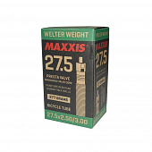 Велокамера 27.5" вело ниппель Maxxis 27.5x2.00-3.00 WelterWeight (0.8mm), LFVSEP48