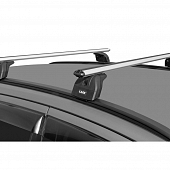 Багажник на интегрированный рейлинг LUX для Kia Sportage IV, внедорожник, 2016-… г. с аэро