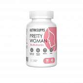 Мультивитамины для женщин ULTRASUPPS Pretty Woman Multivitamin Formula, 90 капс
