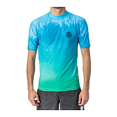 Гидромайка Rip Curl Faded S/S UV Tee, aqua