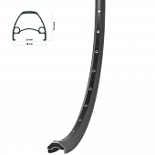 Обод дисковый 29" Remerx Xtreme, tubeless ready двойной пистонированный