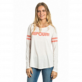 Майка Rip Curl Wms Active Stripe Tee, ecru marle