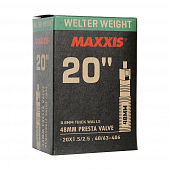 Велокамера 20" вело ниппель Maxxis 20x1.50-2.50 WelterWeight (0.8mm), LFVSEP48