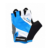 Велоперчатки короткие Vinca Sport VG 933, white/blue