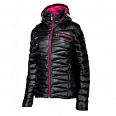 Пуховик Spyder Wms Timeless Hoody Gt Down Jacket, black/girlfriend