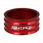 Проставочное кольцо Force фрезерованное 1 1/8" 15mm, red
