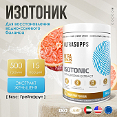Спортивная добавка Изотоник с женьшенем ULTRASUPPS Ultra Gold, 500 г, грейпфрут