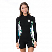 Гидрокостюм Rip Curl Wms Dawn Patrol 2/2 L/S Spring Wetsuit, white/black