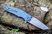 Нож складной Kizlyar Supreme Zorg, клинок D2 Gray Titanium, рукоять G10