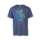 Майка Rip Curl Vibrant Modern Ss Tee, blue indigo