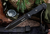 Нож Kizlyar Supreme Maximus, клинок D2 Black Titanium, рукоять G10