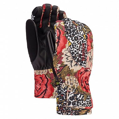 Перчатки Burton Wms Profile Under Glove, cheetah floral