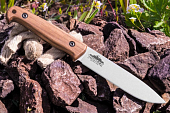 Нож Kizlyar Supreme Pioneer, клинок Sleipner Satin, рукоять деревянная