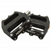 Педали алюминиевые Horst H150 на промподшипниках, ось Cr-Mo
