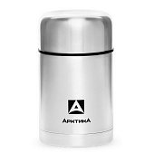 Термос Арктика 301-750А с широким горлом в чехле, steel