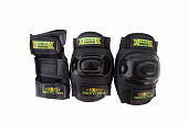 Комплект защиты Vinca Sport Youth наколенники, налокотники, наладонники, black