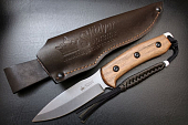 Нож Kizlyar Supreme Corsair, клинок AUS-8 Satin Stonewash, рукоять деревянная