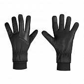 Велоперчатки длинные Force Glow, black