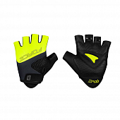 Велоперчатки короткие Force Rab 2 Gel, black/fluo/grey