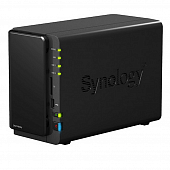 Сетевой накопитель (NAS) Synology DS214play + 2 шт. HDD WD 2Tb WD20EFRX, NAS-red, б/у