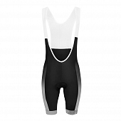 Велотрусы Force B40 с памперсом с лямками, black/grey