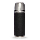 Термос Арктика 108-500 питьевой в кожаной оплетке, black