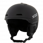 Шлем горнолыжный Scout Majorite, matt black