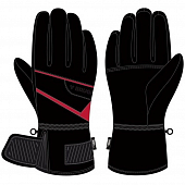 Перчатки Brugi ZC1Y, black/red