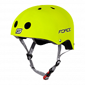 Велошлем Force BMX, glossy fluo