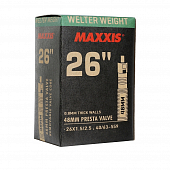 Велокамера 26" вело ниппель Maxxis 26x1.50-2.50 WelterWeight (0.8mm), LFVSEP