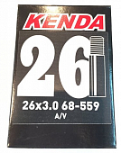Велокамера 26" авто ниппель Kenda 26x3.00 Downhill
