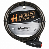 Велозамок с ключами цепной Horst в текстилe 18x1000mm