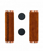 Грипсы Vinca Sport 130mm из натуральной замши