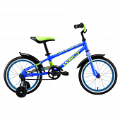 Велосипед Welt 16" Dingo, blue/acid green