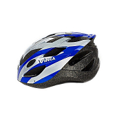 Велошлем Vinca Sport VSH 23 19 вент. отверстий, white/blue