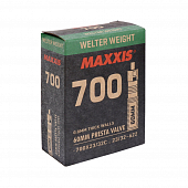 Велокамера 28" вело ниппель Maxxis 700x23/32C Welter Weight F/V 60