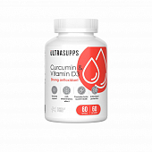 Куркумин + D3 ULTRASUPPS, 60 капс