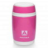 Термос Арктика 409-480, с широким горлом, бочонок, пищевой, pink