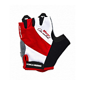 Велоперчатки короткие Vinca Sport VG 933, marso red