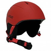Шлем горнолыжный Scout Youth Majorite Jr, matt red