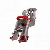 Велокресло детское переднее Bellelli Tatoo Plus Handlefix Silk Grey