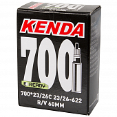 Велокамера 28" вело ниппель Kenda 700x18-25C F/V 60mm