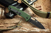 Нож складной Kizlyar Supreme Ute, клинок 440C Dark Stonewash, рукоять G10