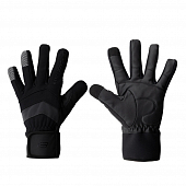 Велоперчатки длинные Force Warmer, black