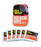 Очищающие салфетки Weldtite Dirtwash Disc Rotor Wipes для ротора или ободов (6) (04022)