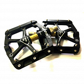 Педали алюминиевые Horst H200 на промподшипниках, ось Cr-Mo+Carbon