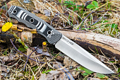 Нож Kizlyar Supreme Echo, клинок Niolox Satin Stonewash, рукоять G10